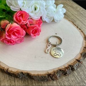 Key chain with motivational quotes